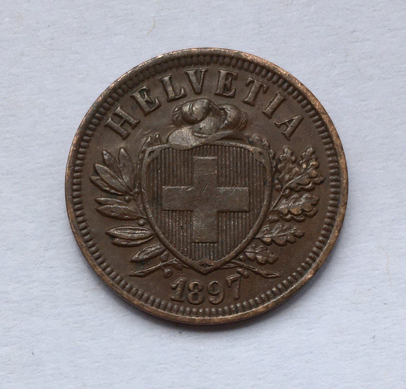 Tutti le monete: 1897 2 Rappen vz+ – Usato da Kirchberg SG venduto da Helveticus00