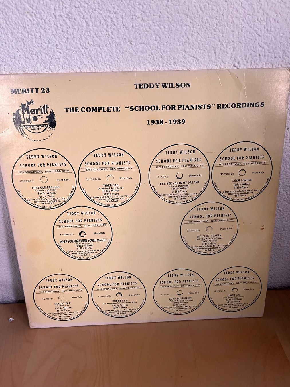 Schallplatten: Teddy Wilson : The complete "School for Pianists" Recordings – Gebraucht aus Rüdlingen von Timber_11