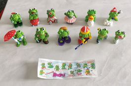 Ranopla Frösche 1993 Figuren Kinder Überraschung Vintage