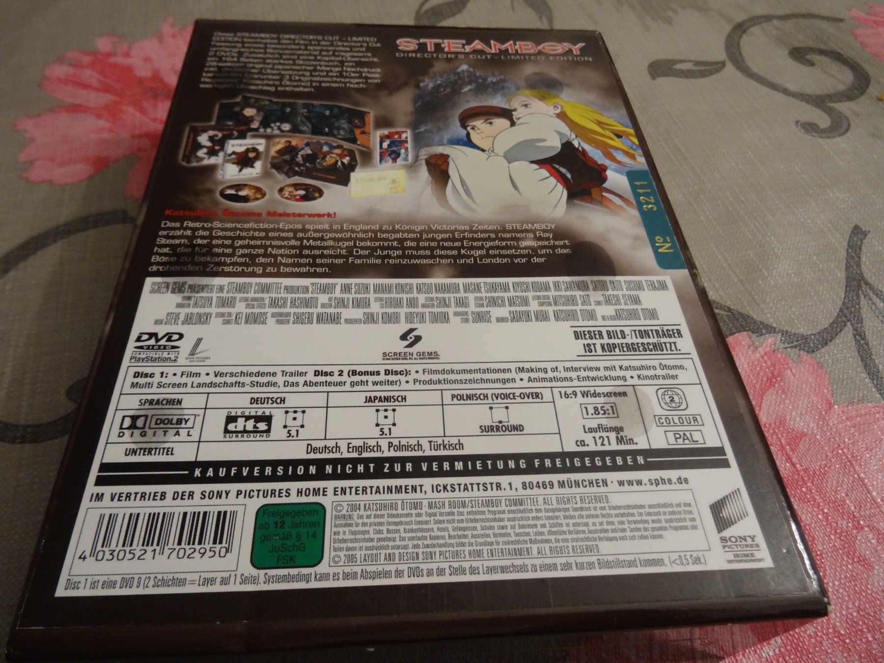 Tutti i DVDs: Steamboy - Director's Cut - Anime DVD BOX – Usato da Olten venduto da Disc-Verkauf 1