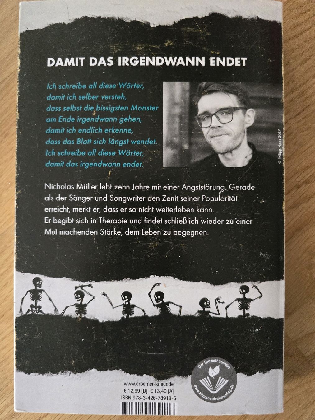 Libri: Nicholas Müller: Ich bin mal eben wieder tot – Usato da Buchrain venduto da reloca 1