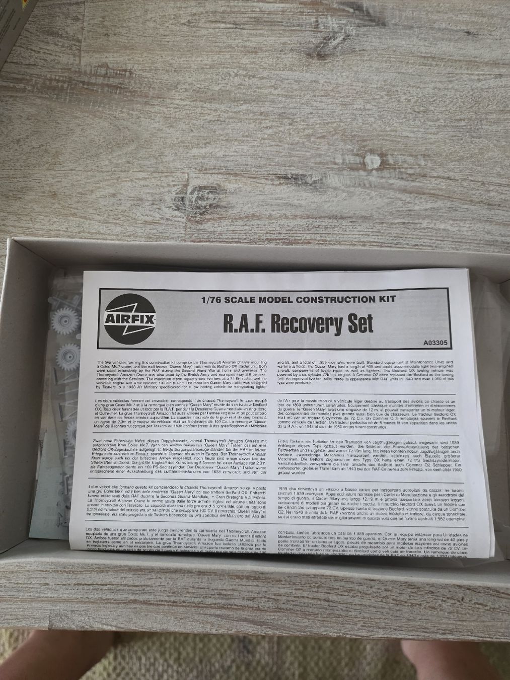 Airfix Kit di modellismo & Modellini statici: Airfix 1/76 RAF Recovery Set Modellbausatz  – Usato da Wald ZH venduto da recher67 1