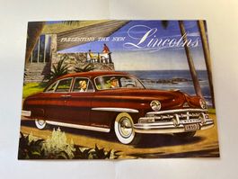 Carte postale Lincoln Cosmopolitan 1950 Vintage USA Voiture