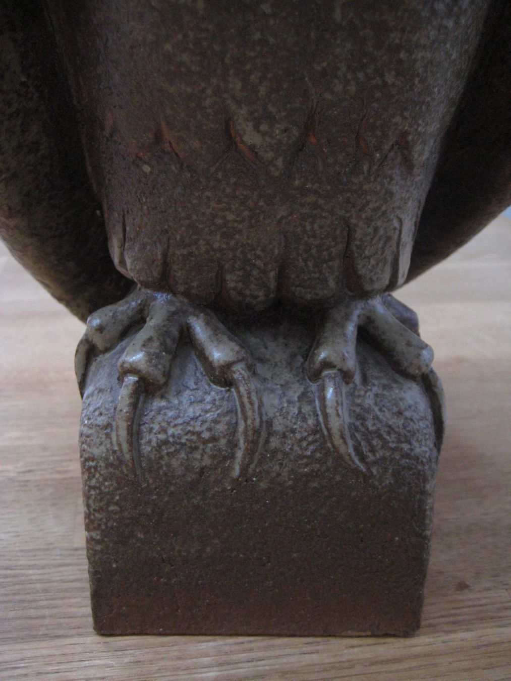 Statuette: Grosse Eule, signiert 1985 / Hans Borer Bildhauer – Usato da Langendorf venduto da Happy11 8