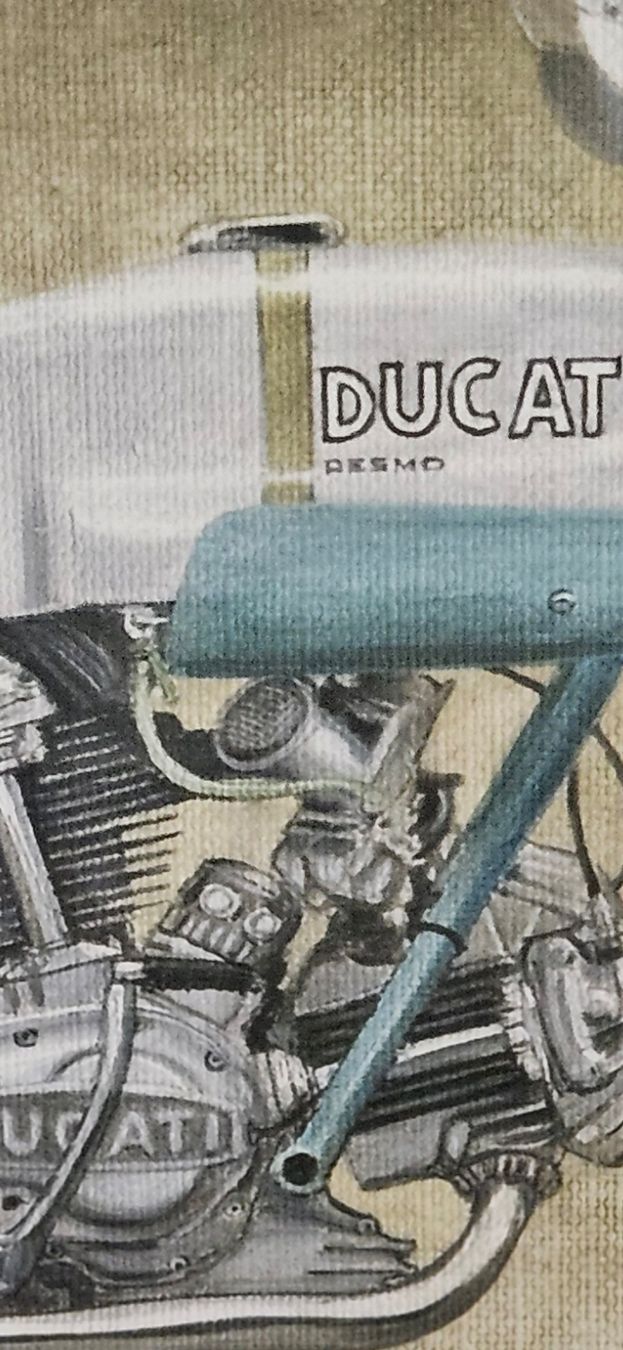 Gemälde: Ducati 750SS 1974 Gemälde – Gebraucht aus Dielsdorf von toe51664 7