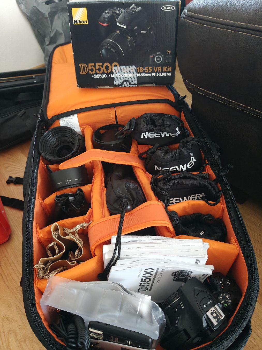 Nikon Fotocamera: Nikon D5500 Set mit Zubehör – Usato da Hünibach venduto da kvo_q5xj