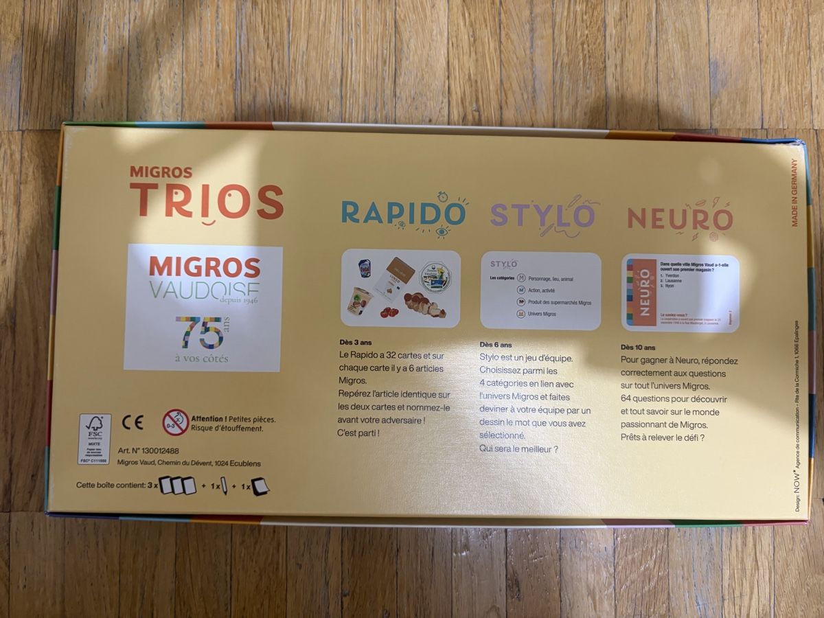 Migros Jeux: Jeu Migros officiel – D'occasion à  par  2