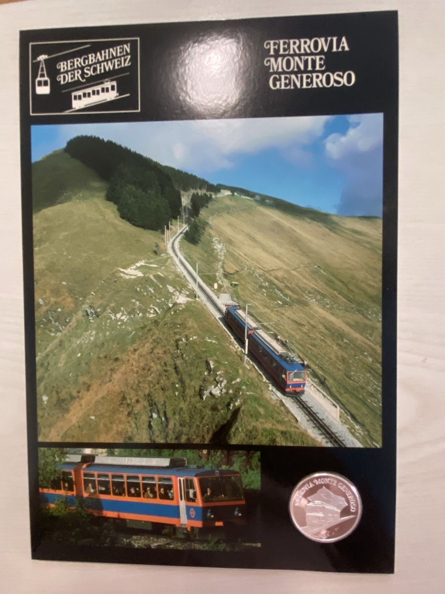Tutti le monete: Numisbrief Medaille Bahn Monte Generoso Silber – Nuovo (secondo la descrizione) da Muralto venduto da Alex1912