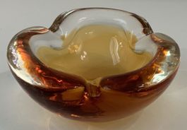 Cendrier/vide poche en verre Cognac