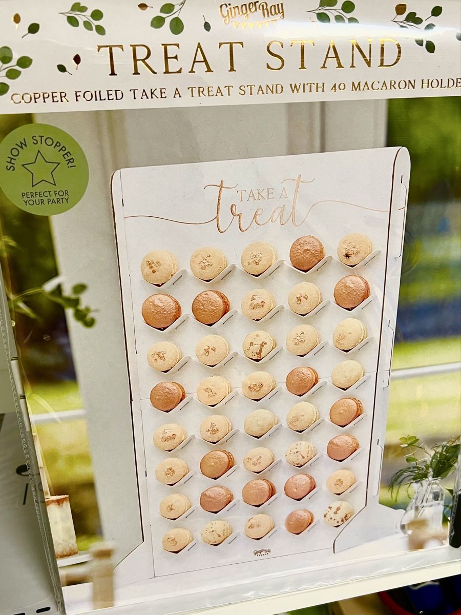 Sonstiges Geschirr & Gläser: Présentoir à macarons Ginger Ray, idéal pour vos fêtes! – Neu und originalverpackt aus Réchy von Pittdesign