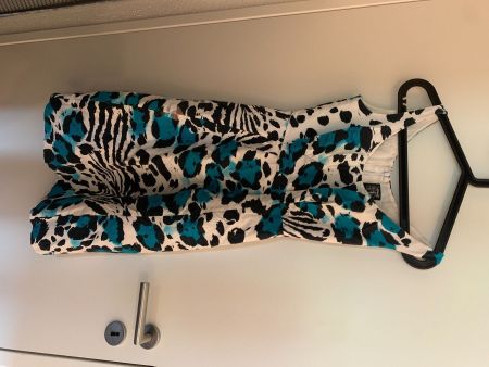 Long print dress
