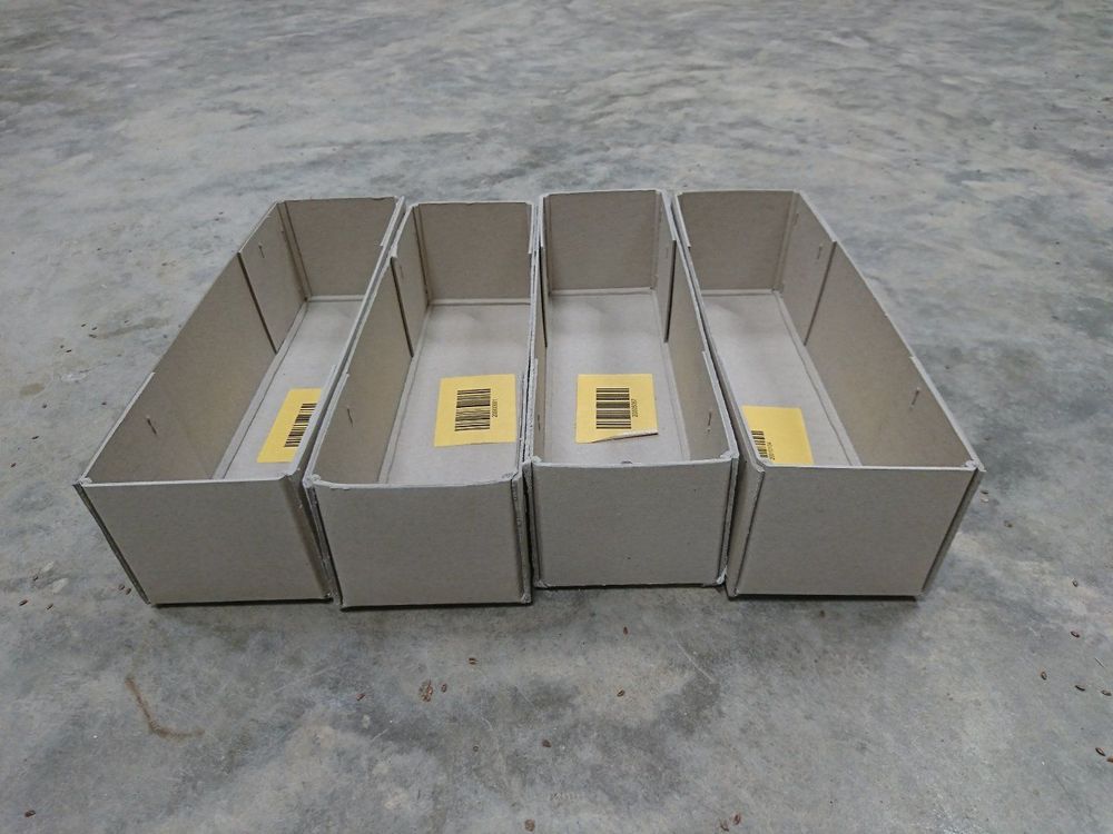 KK Verpackungen Regalkartons 300x100x100 Mm – 100 Stück, Stabil, Stecksystem, 1-wellig, Für Lager, Werkstatt Und Büro
