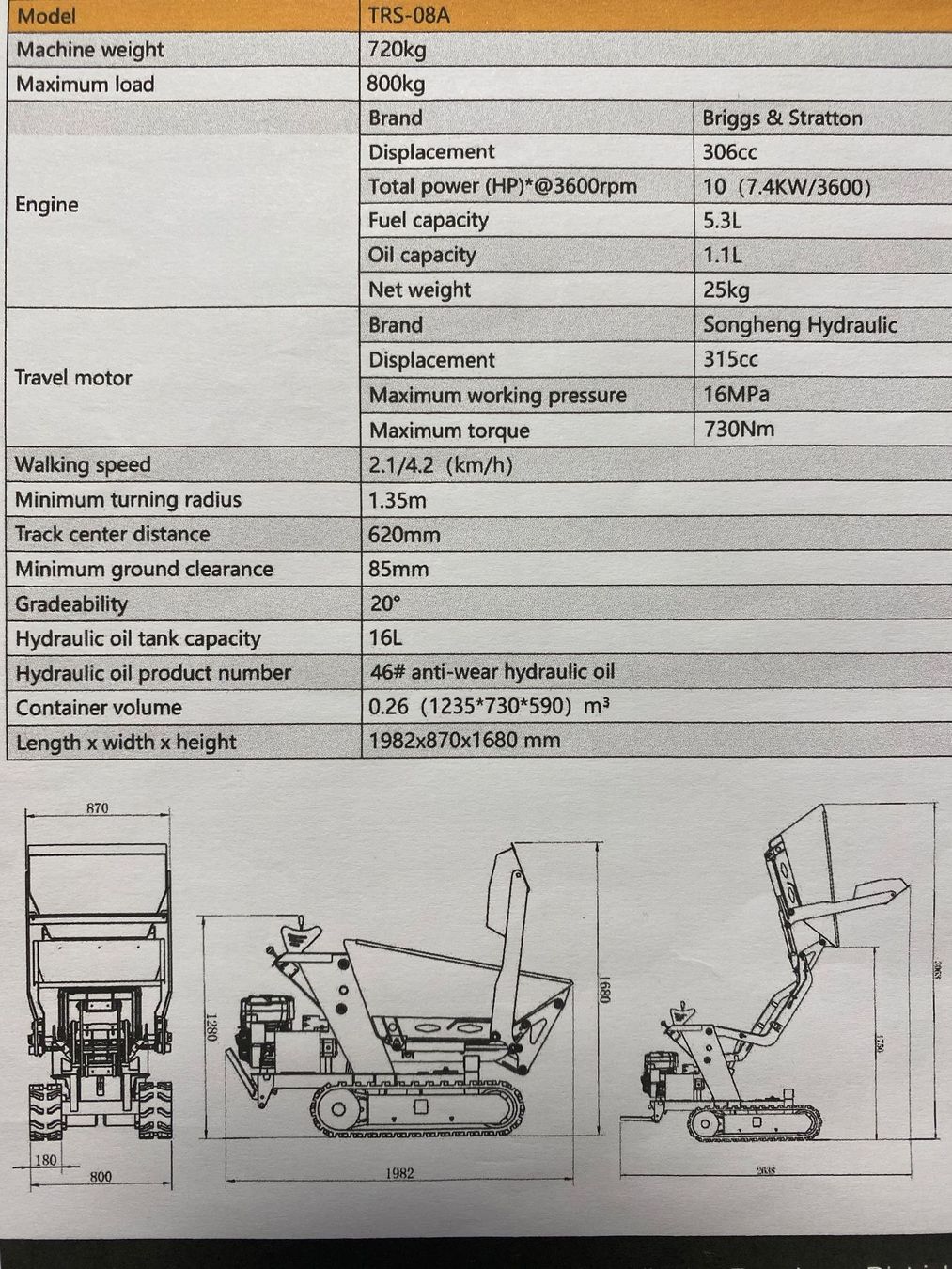 Alle Maschinen: Raupendumper, Top Zustand – Gebraucht aus Altstätten SG von Crazy20 1