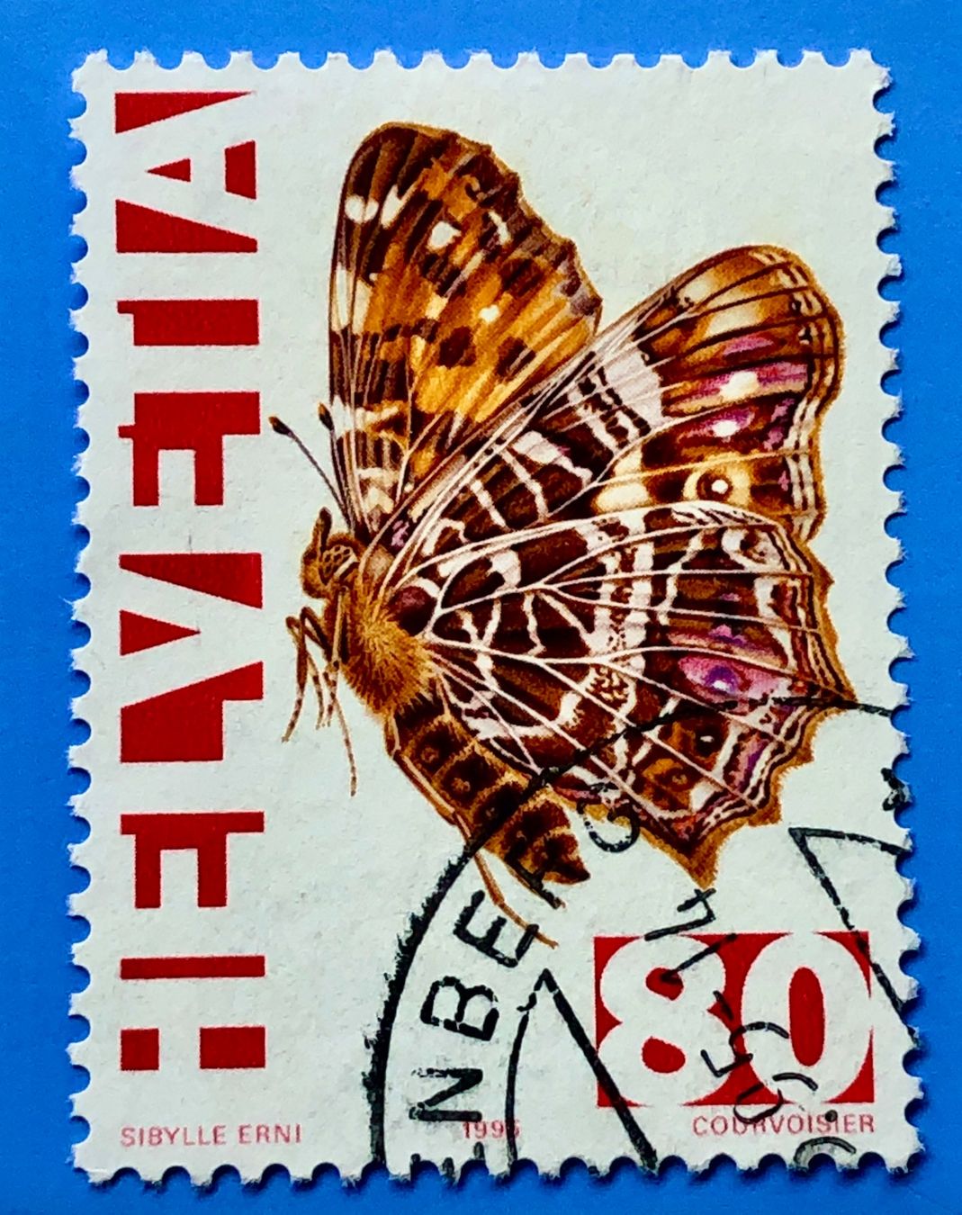 Tutti i francobolli: Nr.877 Landkärtchen GESTEMPELT  1995   – Usato da Aarau venduto da Billa007