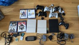 Playstation 2 Bundle mit Spielen und Zubehör