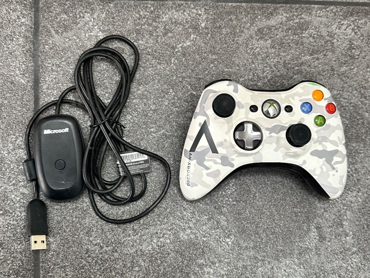 Microsoft Controller: Xbox 360 Wireless Controller Arctic Camouflage inkl. Microso – Usato da Bubendorf venduto da domiNIZen 1