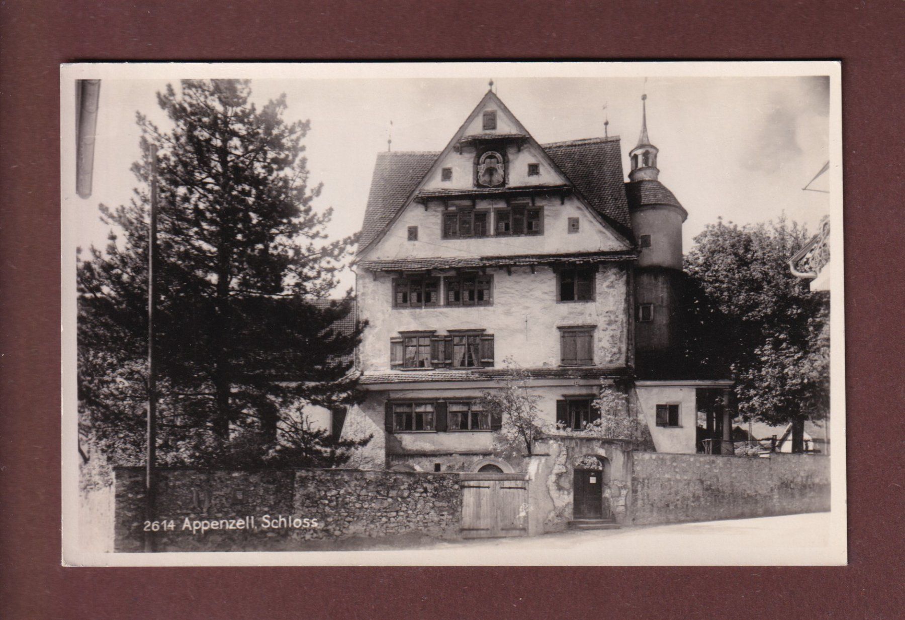 Ansichtskarten: APPENZELL - Schloss – Gebraucht aus Pully von nicecards-shop