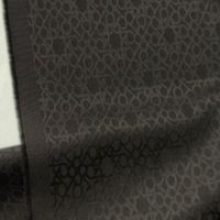 Designer feiner Wollstoff Jacquard Elastan 1.50x1.50 schwarz