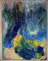 Gemälde " Eintauchen Unterwasser" handmade 60×80