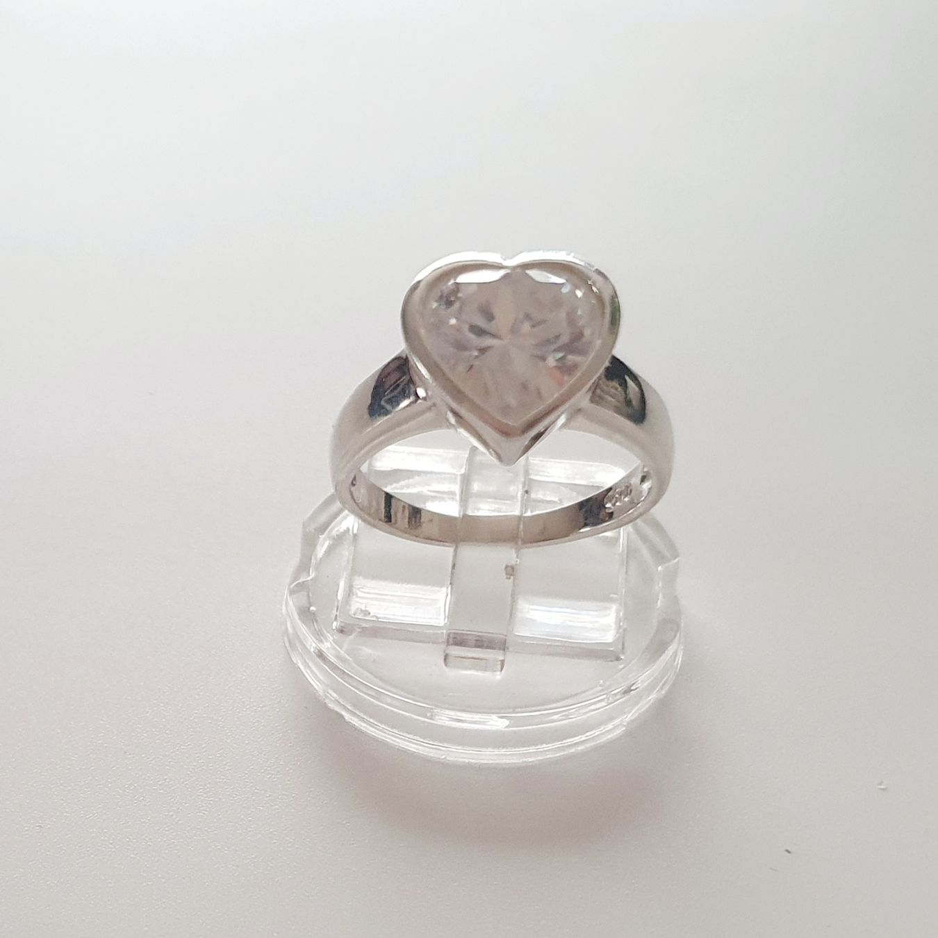 Anelli: Silberring 925 Herz Gr.18,2 mm  wunderschöne Ring! – Usato da Kreuzlingen venduto da Wunderkiste123 6