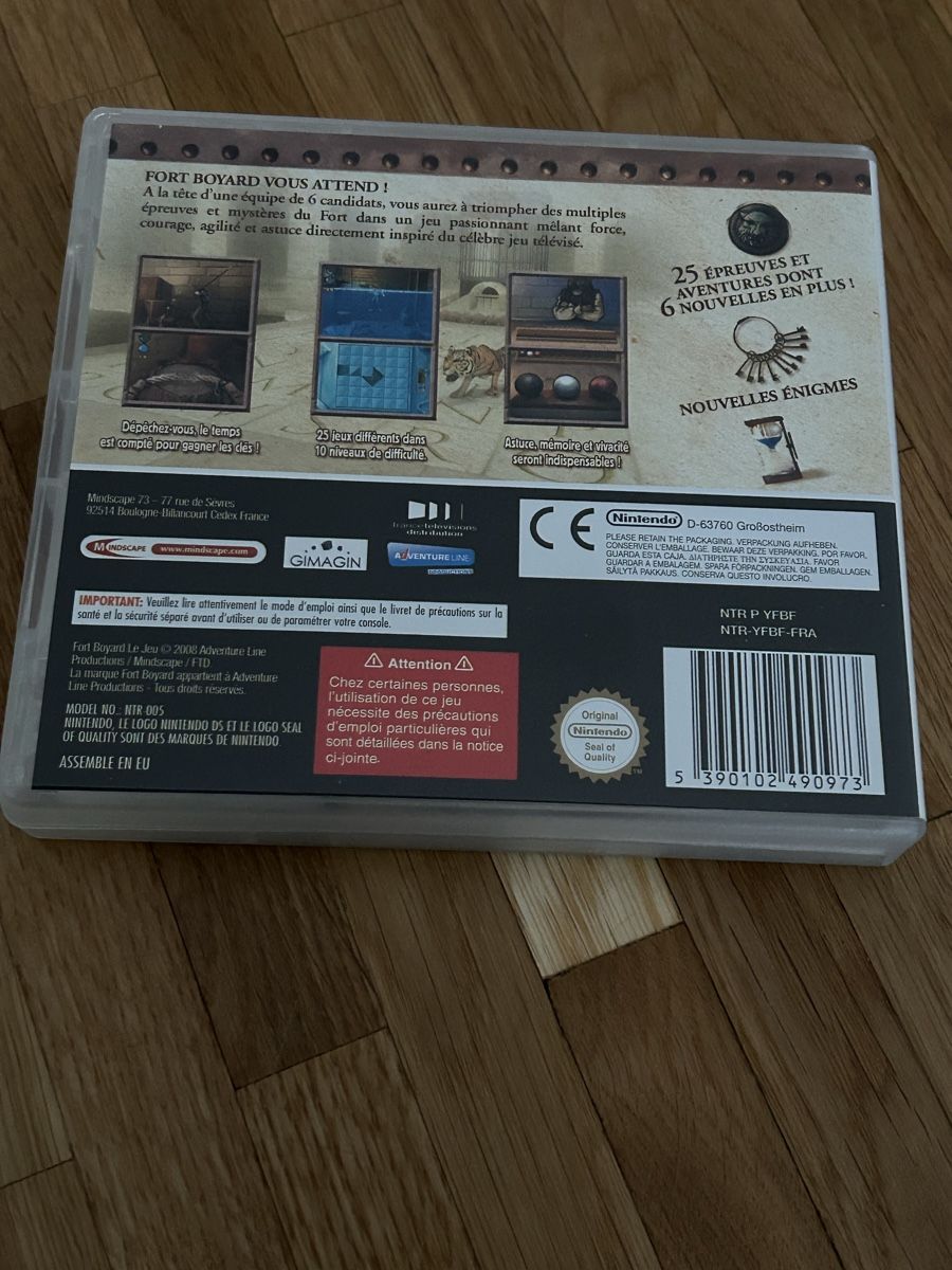 Nintendo Giochi: Jeu Ford Boyard pour Nintendo DS – Usato da Genève venduto da mar_p9wg 1