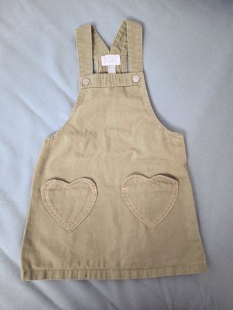 Overall Dress Khaki Size 3T (98)