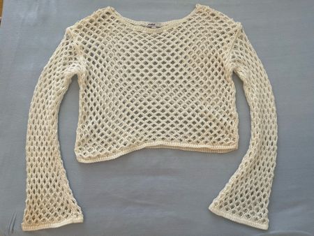 Strickpullover weiss, Grösse S, Subdued