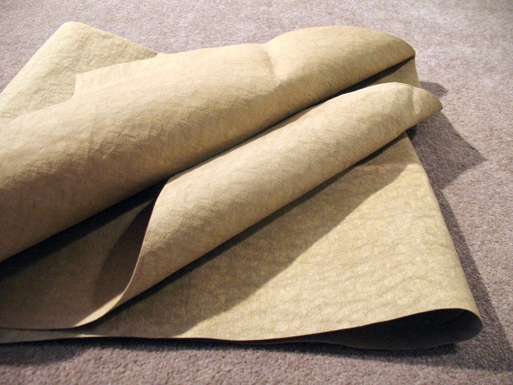 Tessuti: Kunst Leder Stoff Couch Sofa Überzug Trommel-Stoff? hellbrau – Nuovo (secondo la descrizione) da Wil ZH venduto da Arbolero 5
