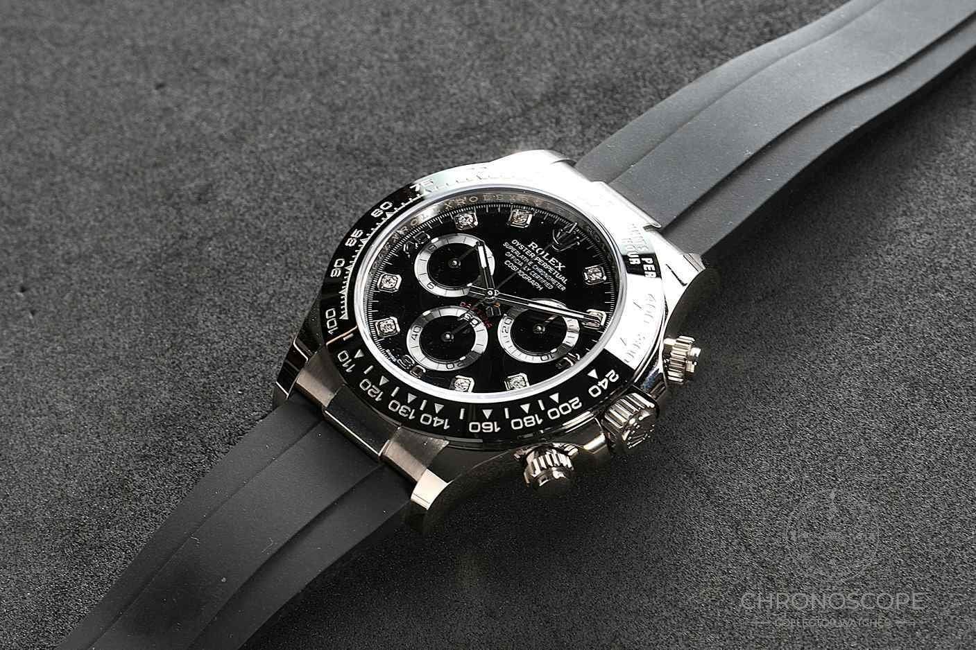Rolex Orologi: Rolex Cosmograph Daytona Chronograph ref. 116519LN Diamonds – Usato da Luzern venduto da ChronoScope6004 2
