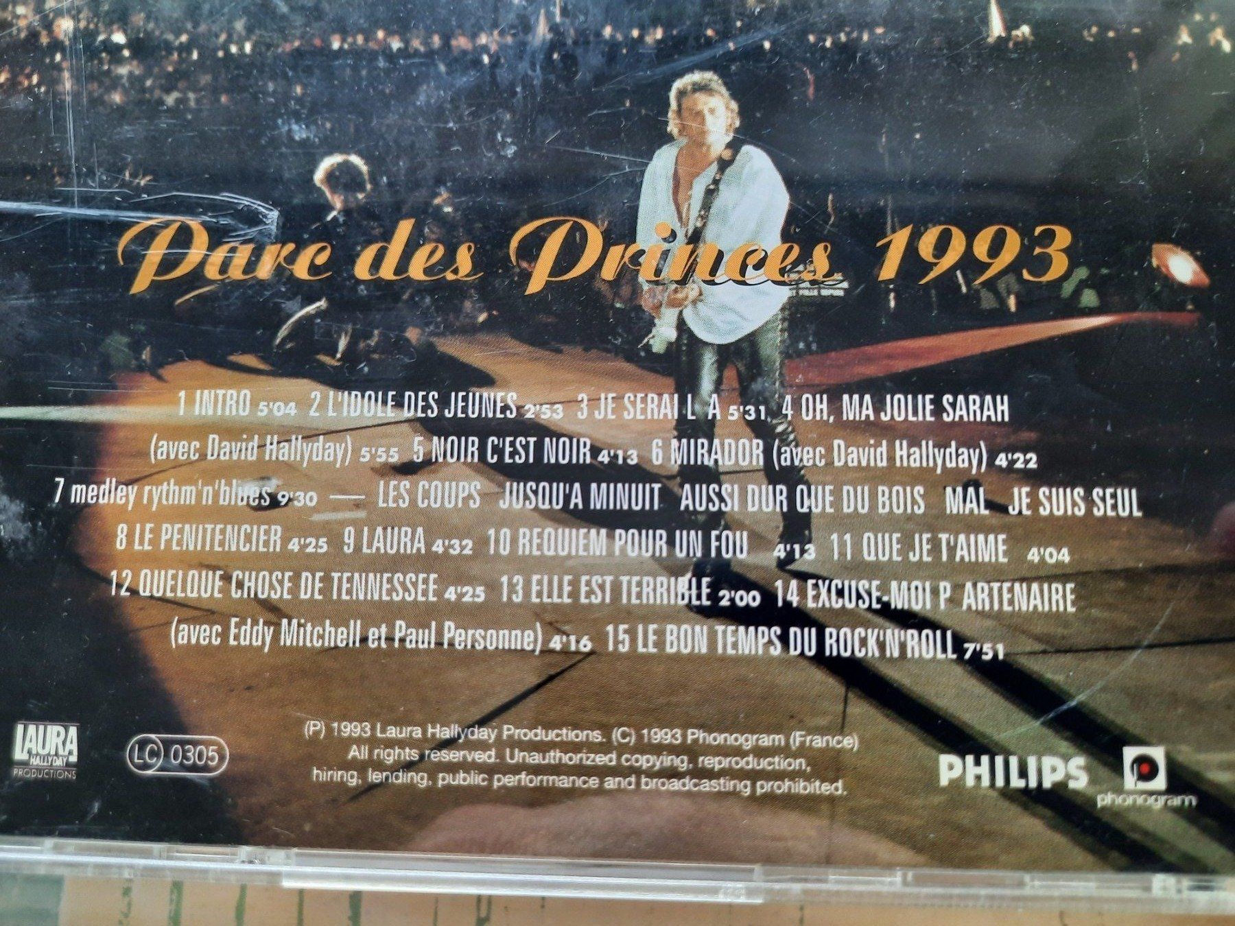 CD: Cd Johnny Hallyday - Parc des Princes 1993 – Usato da Pully venduto da bro_n52j 2