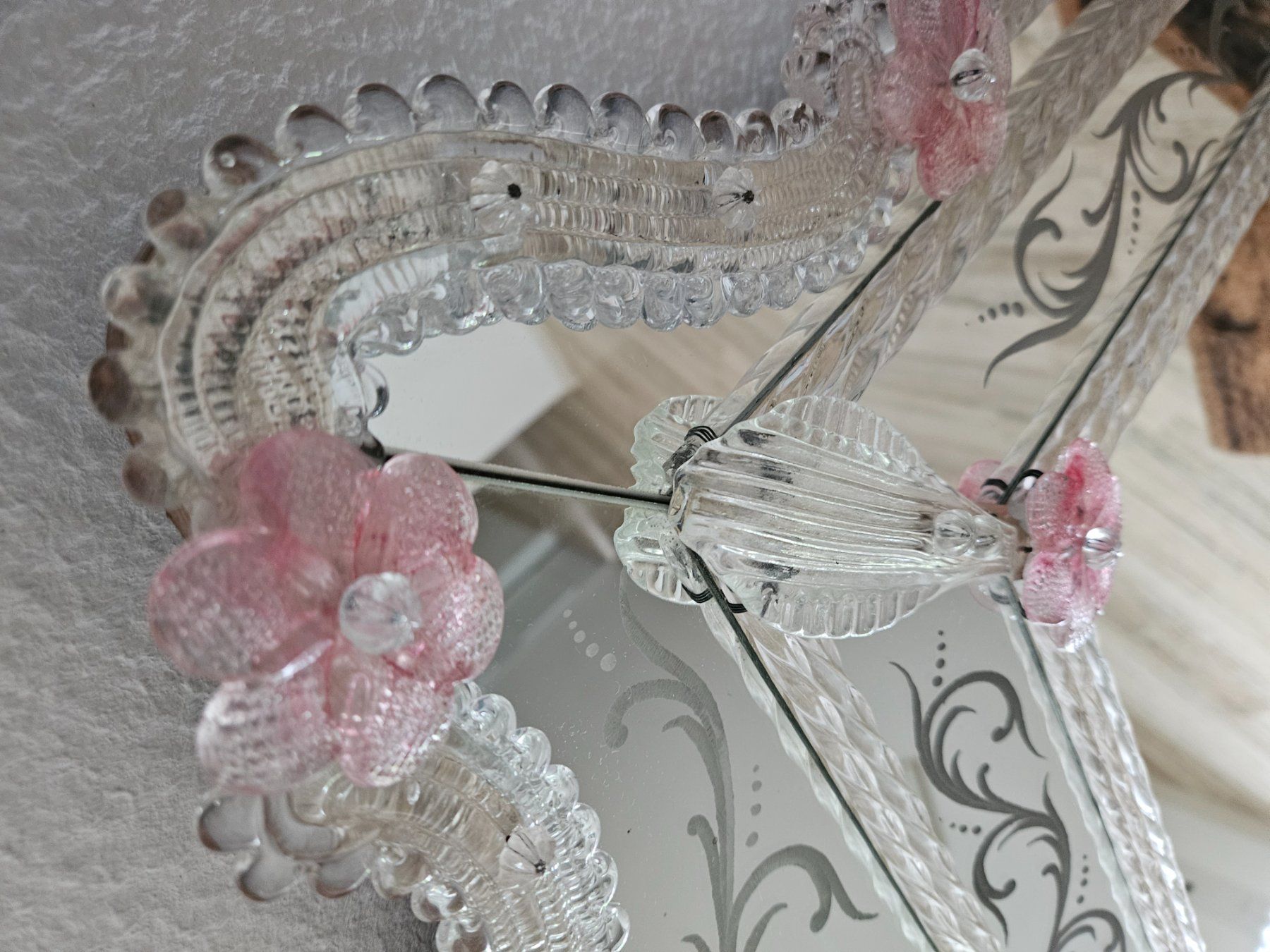 Murano Specchi: Grosser Murano Glas Spiegel – Usato da Oberrieden venduto da Sun-and-Sand 4