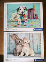 2 Clementoni Puzzles 500 Teile Neu