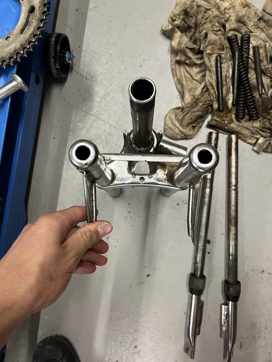 Puch Mofa-Ersatzteile: Puch Original Gabel – Defekt aus Wegenstetten von mcfly321 1