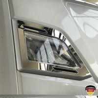 Blende Zusatzscheinwerfer Edelstahl Applikation Scania NG