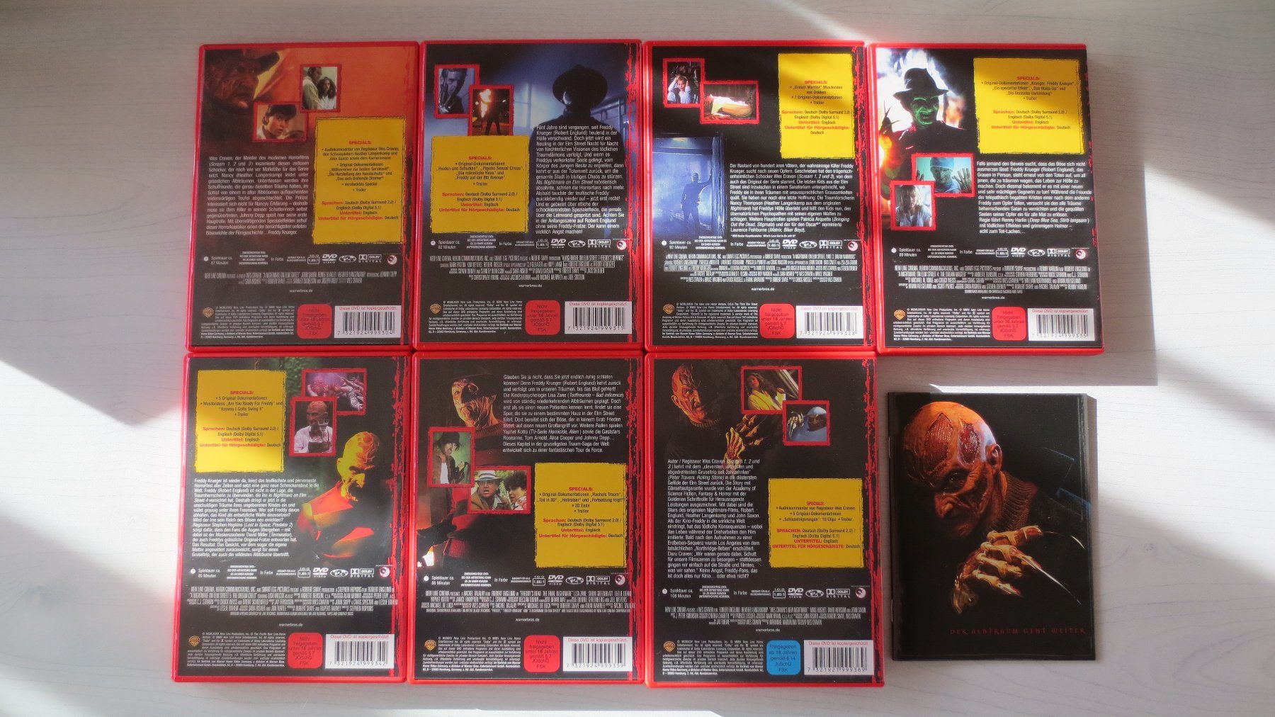 Tutti i DVDs: Nightmare on Elm Street 1-7 + Final Destination 1-5 – Usato da Hettlingen venduto da Jimmy072 1