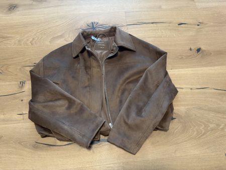 Wildlederjacke in braun - Neu