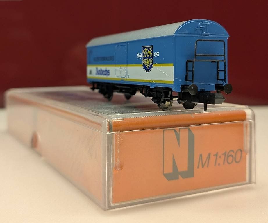 Arnold Modellini di ferrovie: Spur N Kühlwagen "KLOSTERBRAUEREI Andechs" – Usato da Reinach BL venduto da angus74 1