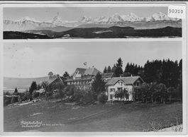 Rüttihubelbad mit Blick in die Alpen