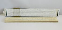 2 antike Rechenschieber Aristo und CrStecc Darmstadt 1957er