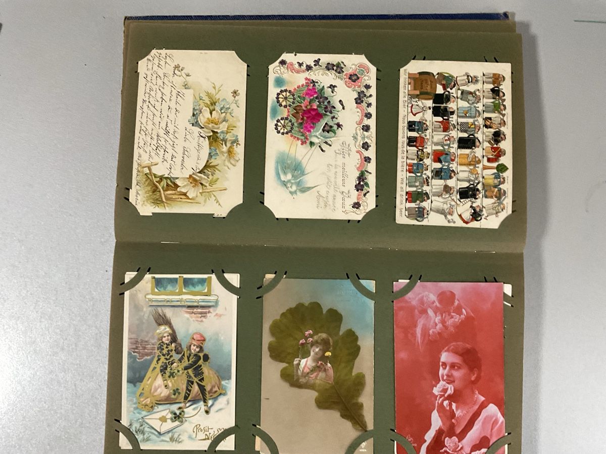 Album: Altes Album mit ca. 200 alten Karten – Usato da Steinhausen venduto da Leo.1957 1