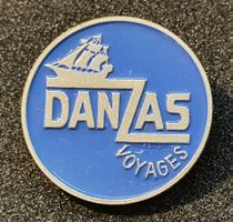 S875 - Alte Brosche DANZAS  Voyages Schiff