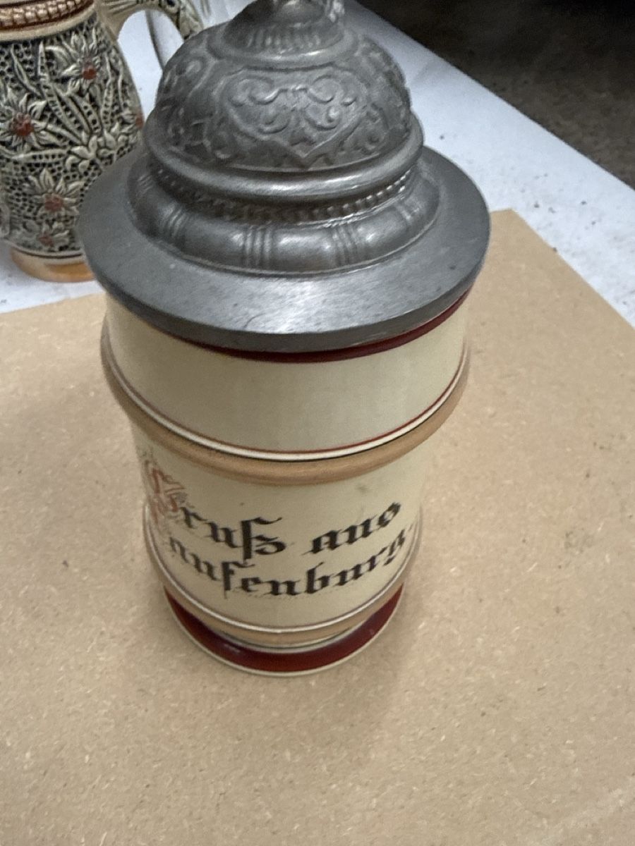 Verres: 4 alte Bierkrüge – D'occasion à Meienberg par sony252 1