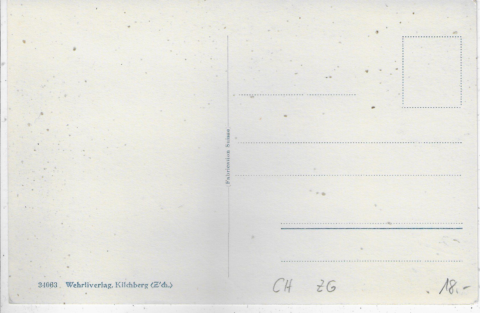Cartoline postali: Zug - Gasse in der Altstadt – Usato da Ettingen venduto da Kartenplanet 1