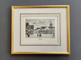 Gossau um 1900 (Stahlstich)
