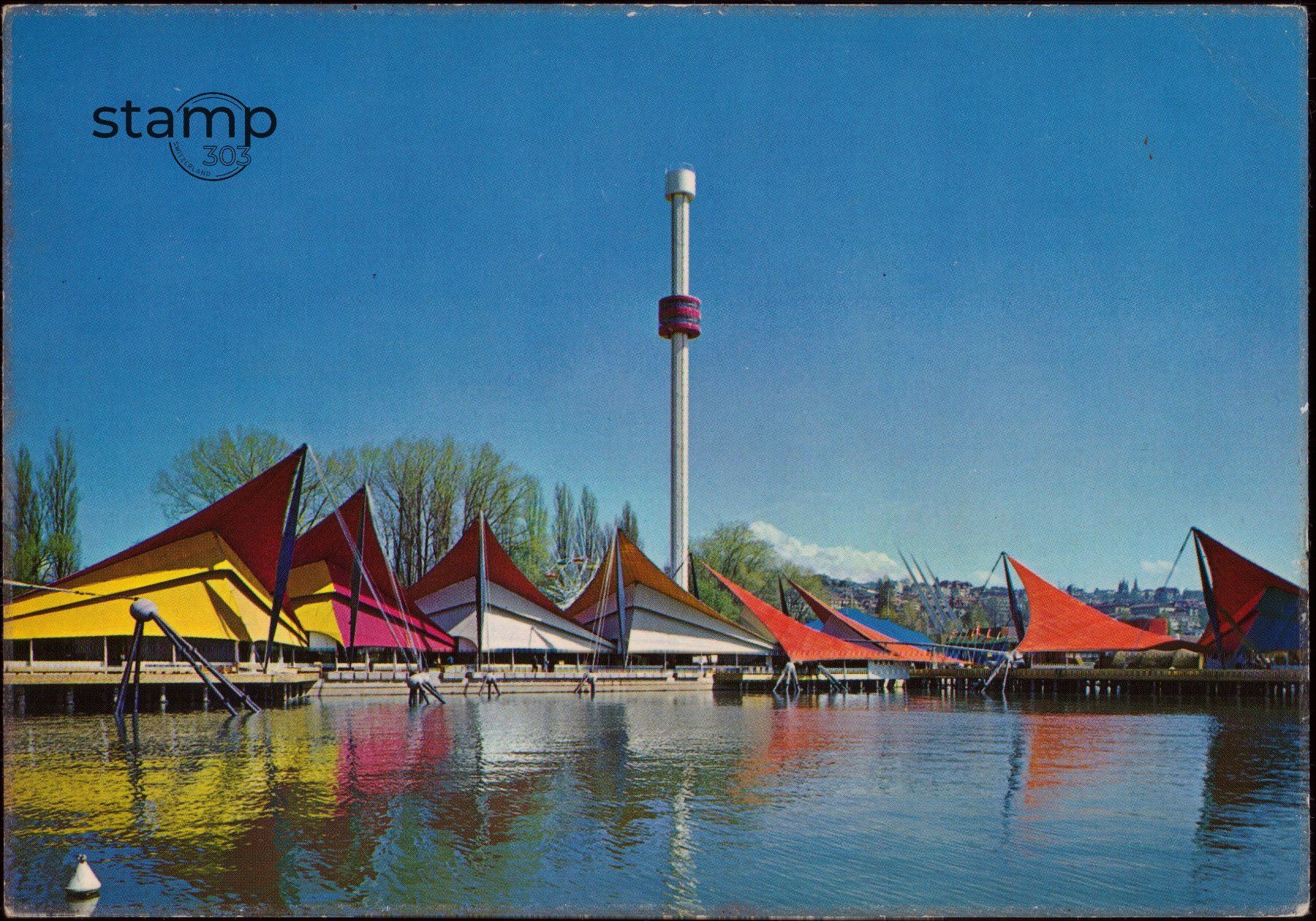Cartoline postali: 1964 AK Lausanne EXPO – Usato da Eggersriet venduto da stamp303