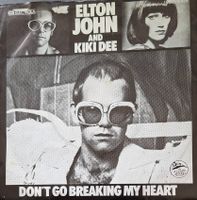 Vinyl-Single Elton John/Kiki Dee - Don't Go Breaking My Hear