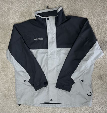 Veste Columbia blouson Imperméable gris clair - Taille XL