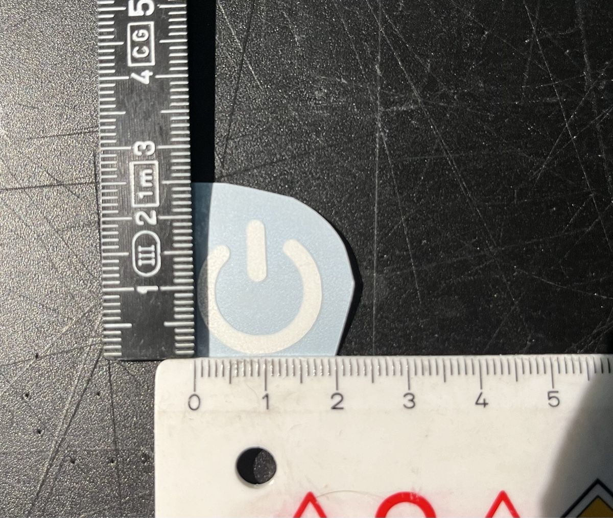 Aufkleber: Sticker - Power Button – Neu (gemäss Beschreibung) aus Burgdorf von Caradhras