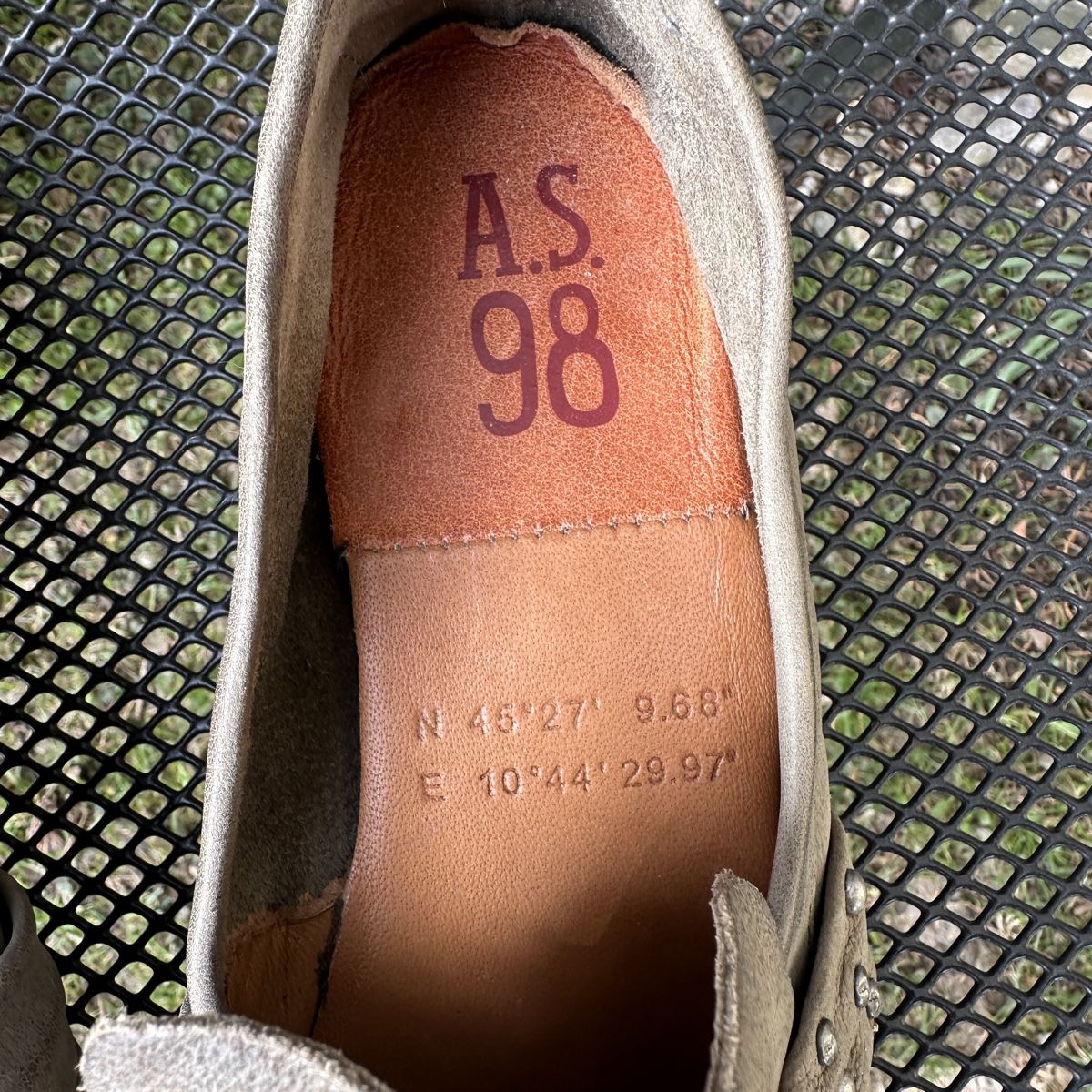 A.S.98 Scarpe da donna: A.S. 98 Lederschuhe, Khaki, Gr. 39 – Usato da Sax venduto da kaulquappe01 4