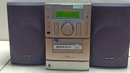 Sharp Stereoanlage, CD, Kassette, Radio – Top Klang!(em59)